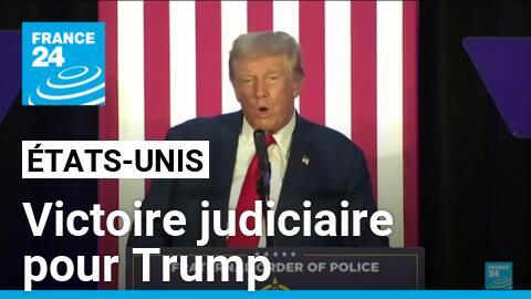 Victoire judiciaire pour Trump, l'annonce de sa peine repoussée à après l'élection